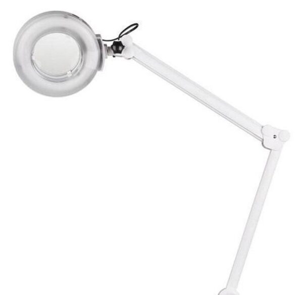 Silverfox 1001A LED Magnifying Lamp with 3-diopter 5-inch lens