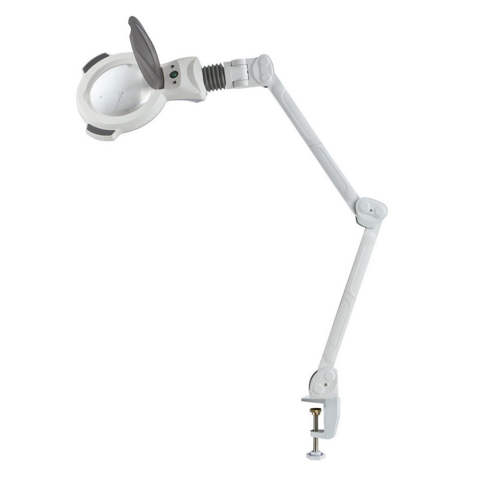 Silverfox 1006AT Clamp-On LED Magnifying Lamp with 3-diopter lens