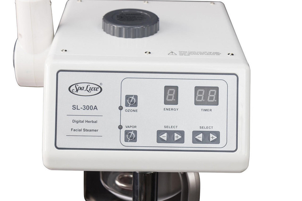 Silverfox F-300A – Herbal Facial Steamer with Digital Controls, Adjustable Arm & Ozone - Image 2