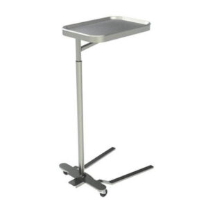 UMF Mayo Instrument Stand with Stainless Steel Tray – Adjustable Medical Equipment