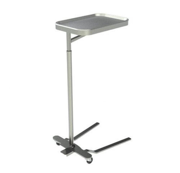 UMF Mayo Instrument Stand with Stainless Steel Tray – Adjustable Medical Equipment