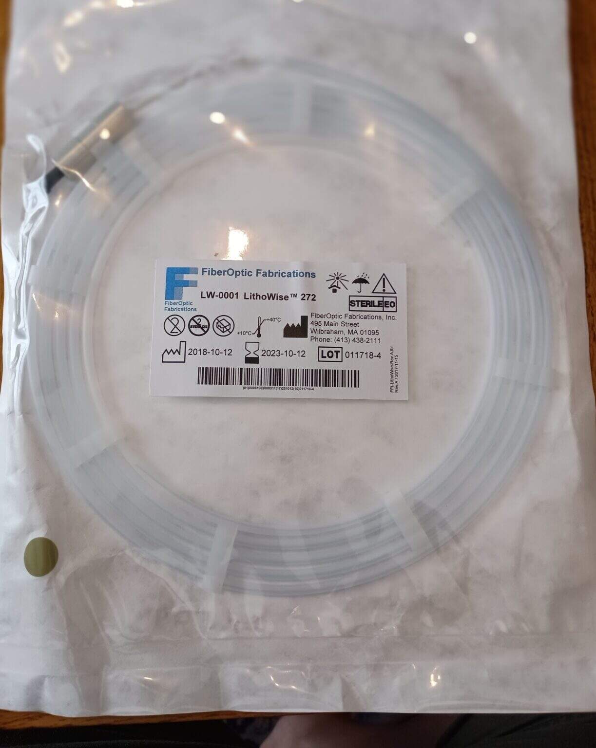 LW-0002 – LithoWise™ Holmium Laser Fibe