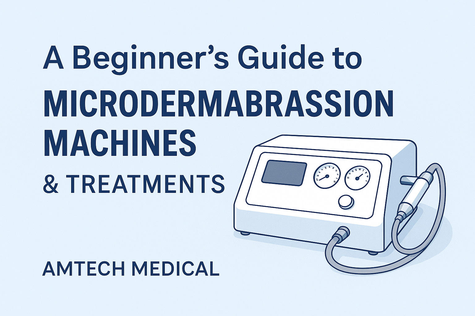 Professional microdermabrasion machine used in medspa treatment
