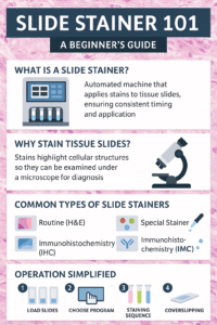 slide stainers infographic