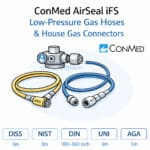 ConMed AirSeal iFS Low-Pressure Gas Hoses & House Gas Connectors