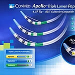 ConMed Apollo AC 3-Lumen 4.5F Cannulas — 20mm & 30mm (7104AC, 7105AC)