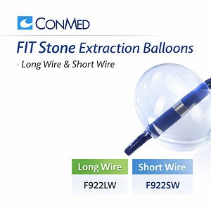 ConMed FIT Stone Extraction Balloons — Long Wire & Short Wire (F922LW, F922SW)