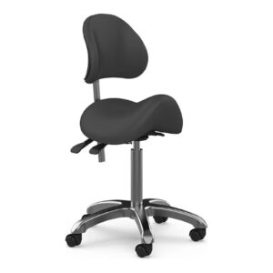 Silverfox 1025 Saddle Stool with Backrest